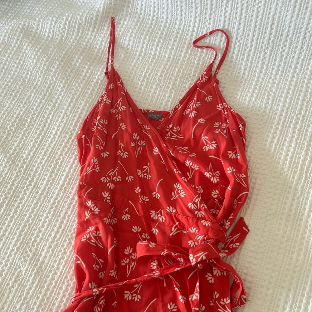 Aerie midi wrap dress